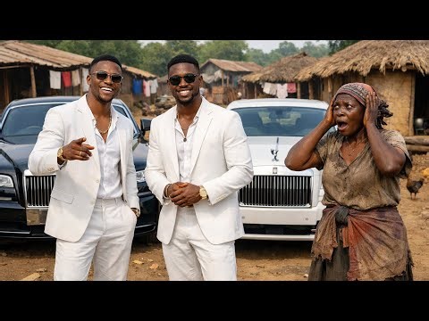 She Fed Homeless Twins Everyday, Years later 2 Rolls Royce Pulled Up To Her Hut