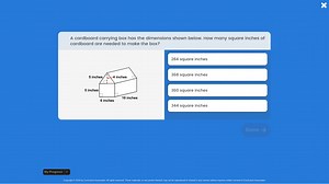 A cardboard carrying box has the dimensions shown below. How ma... | Filo