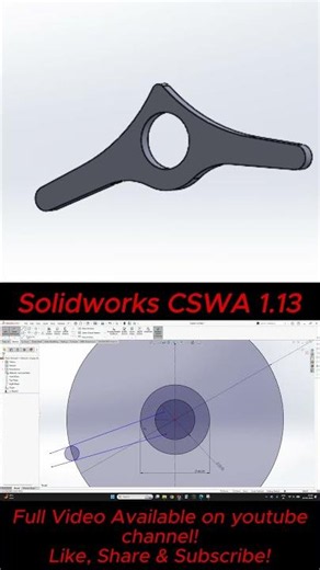 CSWA Problem 1.13 Timelapse in SolidWorks 🔥 | Certified SolidWorks Associate #shorts