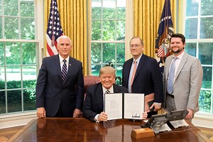 President Trump signs off on directive to deregulate commercial space ventures
