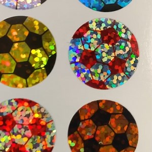 Watch shiny soccer ball sticker on Amazon Live