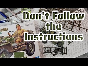 Detailed Build Guide, Tamia 1:35 Scale Jeep,