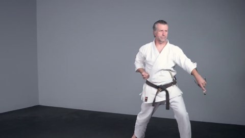Fumio Demura karate weapon drills - Chatan Yara no sai