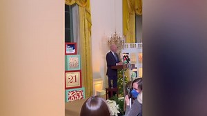 Inside the White House's festive and star-studded holiday party