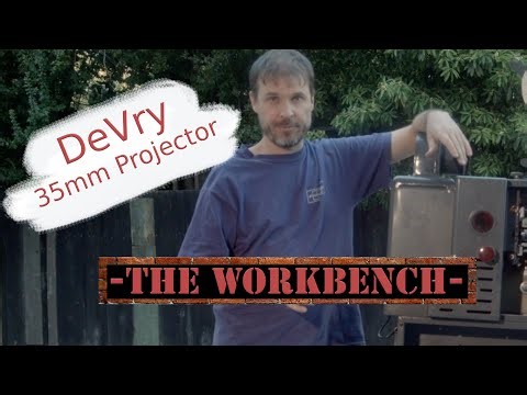 DeVry 35mm Film Projector -The Workbench- E23