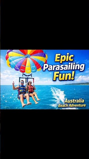 Epic Parasailing Adventure in Australia! Must Watch”