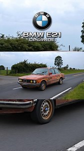 BMW E21: From Rust to Black Beast 🔥 Restoration & Tuning #bmw #e21 #shorts | IconicForms