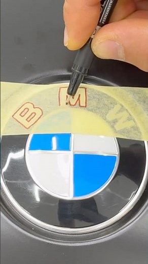 BMW Emblem Wrap in M-Power Colors