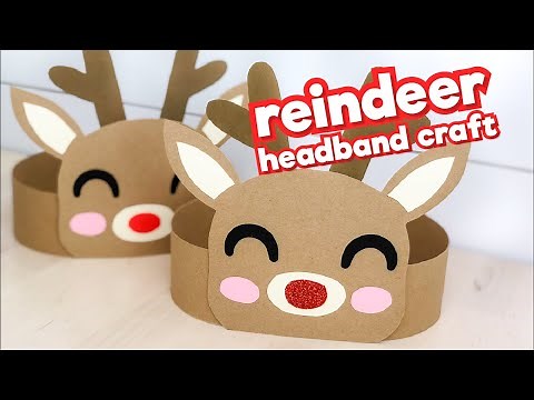 Reindeer Headband Craft For Kids