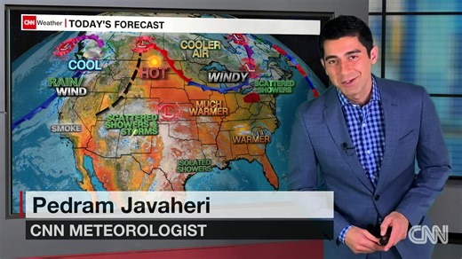 The warmth of summer took a small break but is back with a vengeance. CNN meteorlogist Pedram Javaheri has a look at this week's weather. https://cnn.it/3CPegCt | CNN Weather | Facebook