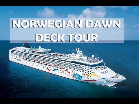 Norwegian Dawn ALL DECK TOUR