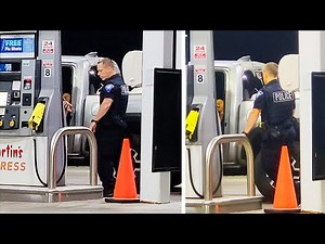 Police Officer Helps Stranded Family & Surprises Children with a Gift