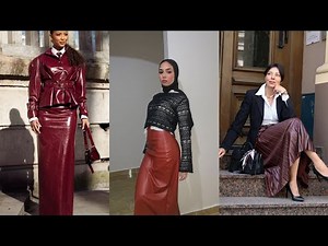 🔥 Timeless & Stylish | How to Rock Leather Mini Skirts in Every Season