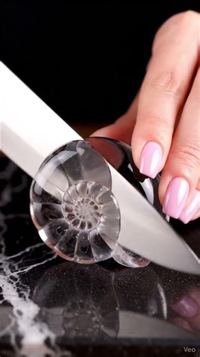 【ASMR & Trailer】 Glass Ammonite Cutting | Relax for Puppy 5