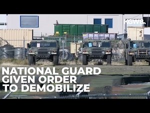 Oregon National Guard troops given order to demobilize