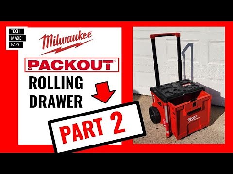 PACKOUT Rolling Drawer Part 2 Milwaukee Packout Rolling Drawer