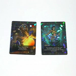 [Hot Item] Custom Collectible Trading Card Holographic Foil Print