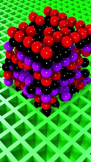 When the balls fall perfectly right 😱 #satisfying #physics #3danimation