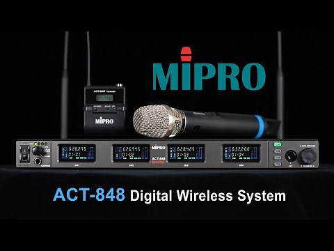 MIPRO ACT-848 Digital Receiver Basic Operation