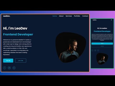Comment Créer un Site Web de Portfolio en 1h (Tuto Complet) HTML et CSS