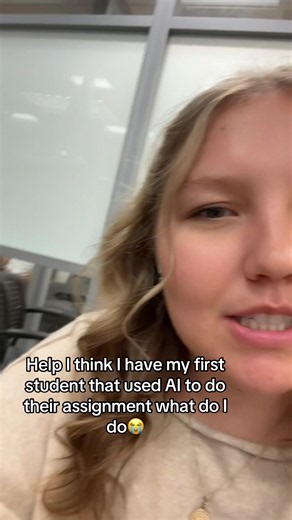 Like I don’t wanna ruin their life, but also why are we using AI for the gimme points😭Whole time too I’m thinking “wow they really nailed every single point on this assignment”😭 Guess I should’ve taken a hint when they turned it in late #TA #AI #grading #biology #college