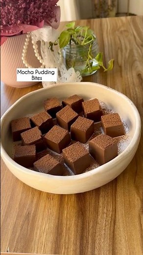 Mocha Pudding Bites 😋