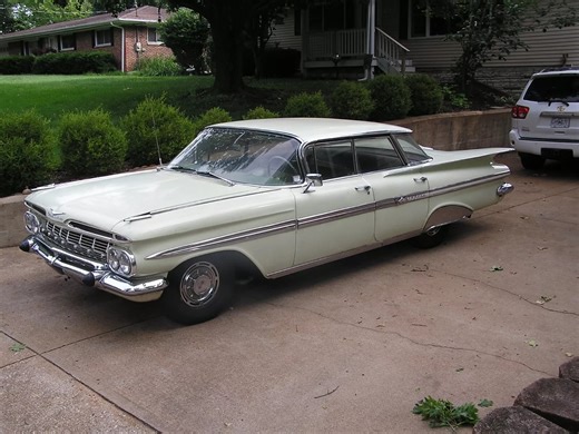 74k-Mile Survivor 1959 Impala Flat-Top Has Rare, Pricey Speed Option; V8 Still Runs Strong