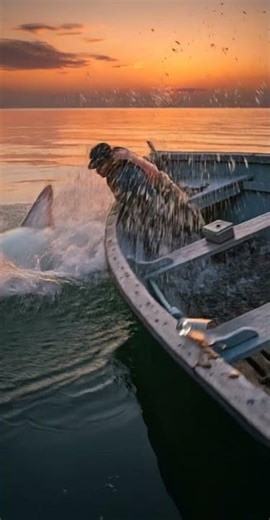 “Fisherman vs Shark: A Fight for Survival”