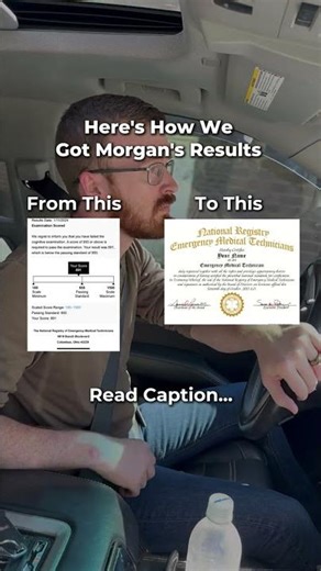 How Morgan Went From Failing Practice Exams To Passing The NREMT 🚑