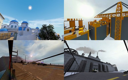 【GMOD】地图推荐：各种小型地图合集_GMOD_演示