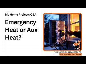 Heat pump emergency mode versus auxiliary heat use explained