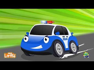 Police chase Robber Toys | Police Car Cartoon video for Kids