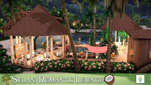 搬运：🌴苏拉尼浪漫酒廊💗 ｜ The Sims 4 Speed Build