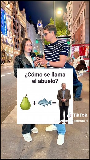 Adivina el nombre del abuelo con pera y pez