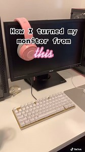 For everyone who was asking how I painted my monitor!