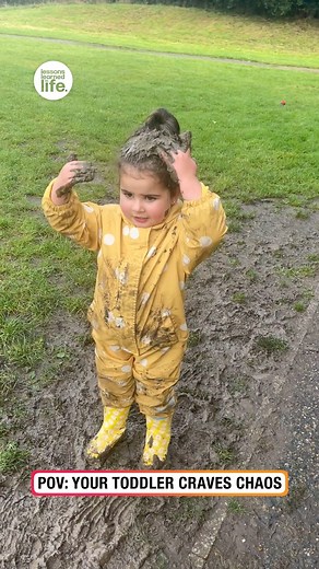 166K views · 1.1K reactions | Toddler Puts Mud On Her Head  | Lessons Learned In Life | Facebook