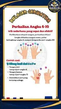 Jarimatika Perkalian 6-10 #caracepat #matematikamudah #jarimatika