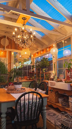 Gladys Padilla ll Cozy Vibes | 🌱 This greenhouse was built by my husband completely on his own! He built it using repurposed windows and doors, and turned my dream into... | Instagram