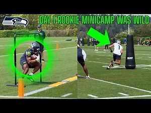 FIRST Look At Jadarian Price & The Seattle Seahawks AT ROOKIE MINICAMP... | Seahawks Camp Highlights