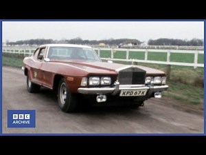 1974: Is this custom ROLLS-ROYCE the fastest car on Earth? | Retro Transport | BBC Archive