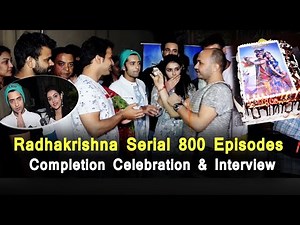 Radhakrishna TV Serial 800 Episodes Complete Celebration - Sumedh Mudgalkar Mallika SIngh