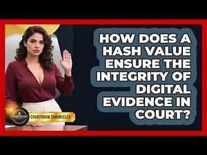 How Does A Hash Value Ensure The Integrity Of Digital Evidence In Court? - Courtroom Chronicles
