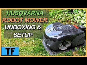 Robot Lawnmower Install and Setup Husqvarna Automower 115H (Initial Review) | Best Automower?