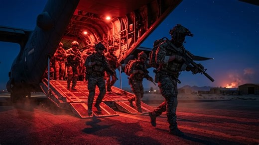 The moment US special forces entered Iran