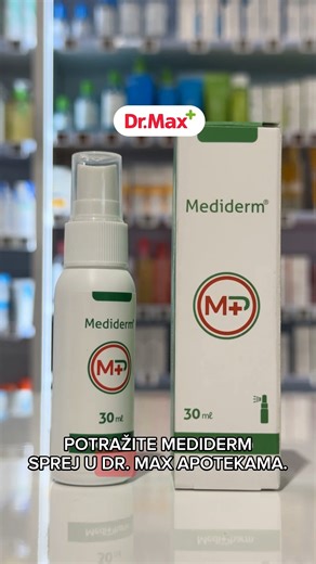 U Dr.Max apotekama možete pronaći Mediderm, prirodni preparat za zaštitu i regeneraciju kože ✅ 👉🏻 Ubrzava zarastanje rana i smanjuje ožiljke 👉🏻 Deluje antimikrobno i štiti od patogena 👉🏻 Pomaže kod virusnih infekcija kože i sluznica 👉🏻 Pogodan i za osetljivu kožu sklonu crvenilu 👉🏻 Donosi osećaj svežine i održava prirodnu pH vrednost 📌 Dostupan je u Dr. Max apotekama i online na drmax.rs #drmax #drmaxapoteka #superdrmax #mediderm | Dr. Max Apoteka