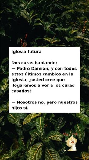 "¡Curas en apuros! 😂😅 Chiste del día"