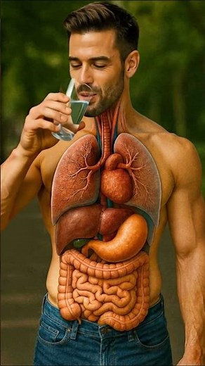 What Happens After You Drink Water? The 3D Animation Journey 💧