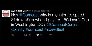 This Person Used a Twitter Bot to Call BS on Comcast Speed Claims