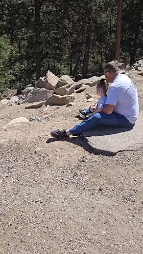 Feeding the chipmunks in Estes Park, Colorado #chipmunks #EstesPark #Colorado #GeriatricParents #ToddlersInNationalParks | Crystal McSperitt Hilton