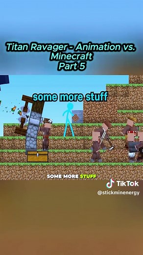 Titan Ravager Animation vs Minecraft#animationvsminecraft#minecraftanimation#titans#gamingclips#5